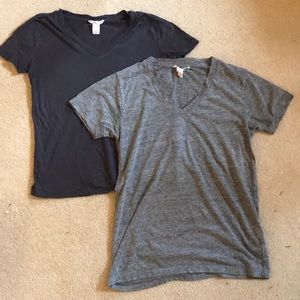 Two short sleeve V neck Shirts